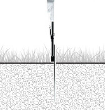 Pole With Ground Stake And Free Carrying Case