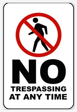 Picture of No Trespassing 4