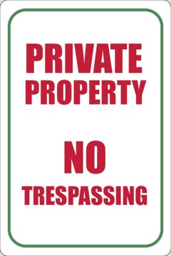 Picture of No Trespassing Signs 6583520