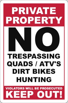 Picture of No Trespassing Signs 6906215