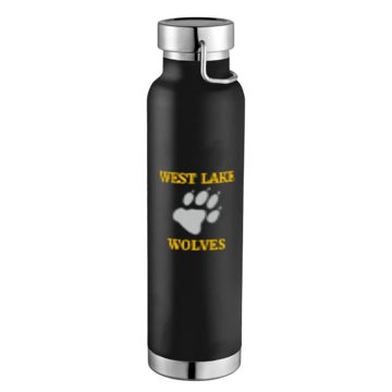 Picture of Graduation Insulated Water Bottle 1 - Black