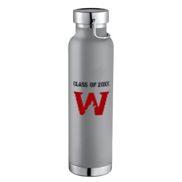 Picture of Graduation Insulated Water Bottle 3 - Grey