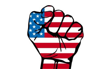 Picture of American Flag Fist