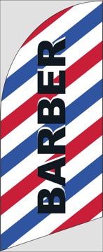 Picture of 6ft Feather Flag Barber/Beauty 1