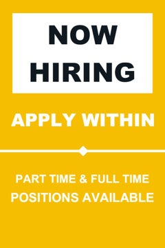 Picture of Now Hiring 6 - 36x24