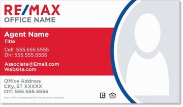 Picture of REMAX Business Card Red Stripe - Office-Prominent