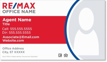 Picture of REMAX Business Card Red Stripe - Standard