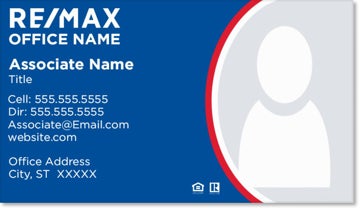 Picture of REMAX Business Card Blue Circle - Standard