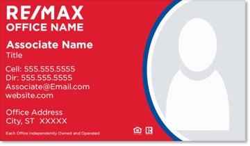 Picture of REMAX Business Card Red Circle - Standard