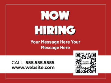 Picture of Now Hiring 12 - 18x24