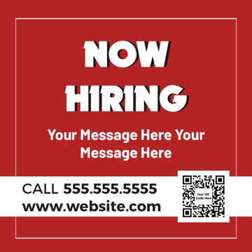 Picture of Now Hiring 12 - 24x24