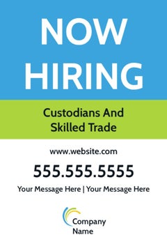 Picture of Now Hiring 8 - 18x12