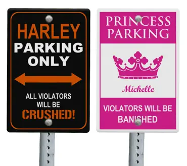 Parrothead Parking Only 8" x 12" Metal Novelty Sign 