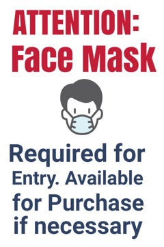 Picture of Face Masks Required Sandwich Board Signs 872488007