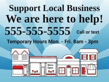 Picture of Support Local Signs 872245647