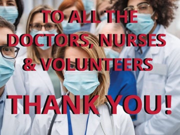 Picture of Thank You Healthcare Workers Signs 872328703