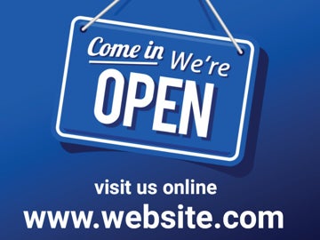 Picture of We're Open Signs 872333213
