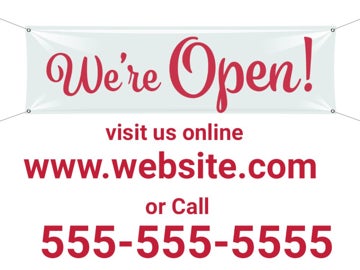 Picture of We're Open Signs 872333222