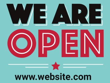 Picture of We're Open Signs 873478225
