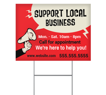 Picture for category Support Local Signs