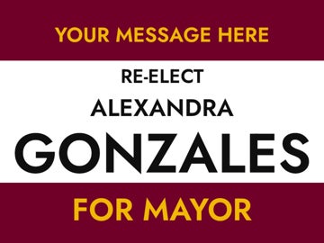 Picture of Mayor Political Signs 876418945
