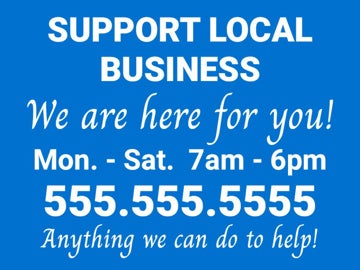 Picture of Support Local Signs 872245643