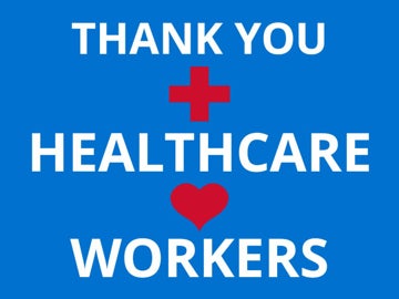 Picture of Thank You Healthcare Workers Signs 872328715