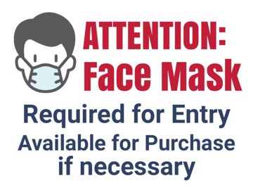 Picture of Face Masks Required Signs 872487285
