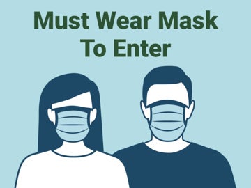 Picture of Face Masks Required Signs 872487304
