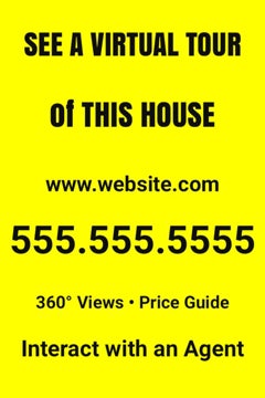 Picture of Virtual Real Estate Sandwich Board Signs 872230519