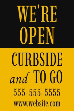 Picture of We're Open Sandwich Board Signs 872333488