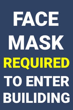 Picture of Face Masks Required Sandwich Board Signs 872487978