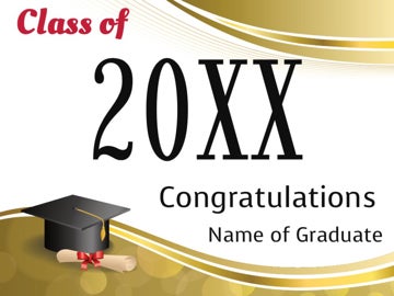 Picture of Graduation Yard Signs 872619378