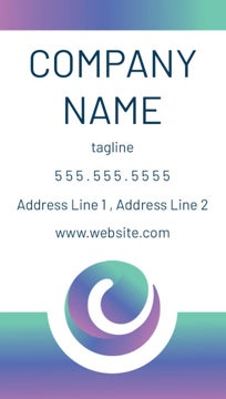 Picture of Magnetic Business Card 11 - Vertical