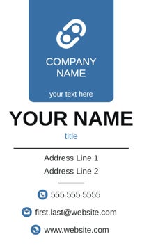 Picture of Magnetic Business Card 16 - Vertical