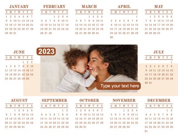 Picture of Magnetic Calendar 3 - Horizontal