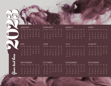 Picture of Magnetic Calendar 5 - Horizontal