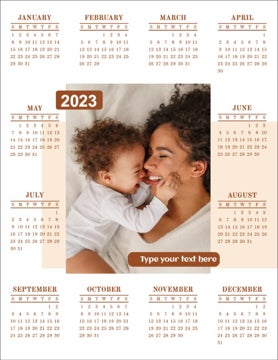 Picture of Magnetic Calendar 3 - Vertical