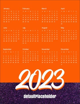 Picture of Magnetic Calendar 4 - Vertical