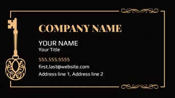 Picture of Real Estate Business Card Magnet 1 - Horizontal