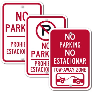 Picture for category Bilingual Parking Signs