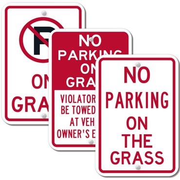 Picture for category No Parking On Grass