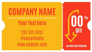 Picture of Promotional Business Card Magnet 6 - Horizontal