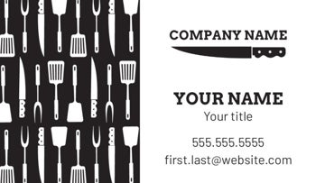 Picture of Food & Beverage Business Card Magnet 8 - Horizontal