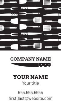 Picture of Food & Beverage Business Card Magnet 8 - Vertical