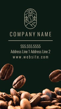 Picture of Food & Beverage Business Card Magnet 9 - Vertical