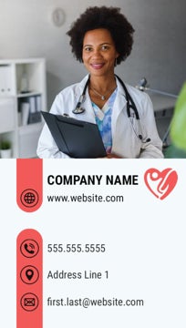 Picture of Healthcare Business Magnet 8 - Vertical