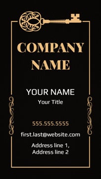 Picture of Real Estate Business Card Magnet 1 - Vertical