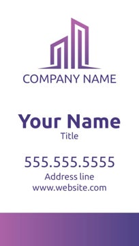 Picture of Real Estate Business Card Magnet 4 - Vertical