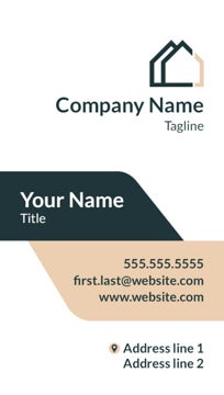 Picture of Real Estate Business Card Magnet 5 - Vertical